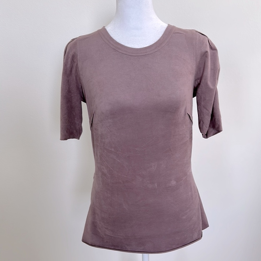NWT Byron Lars beauty mark Short Sleeve Top, Size 6